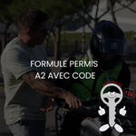 PERMIS A2 AVEC CODE- MAXI SCOOTER